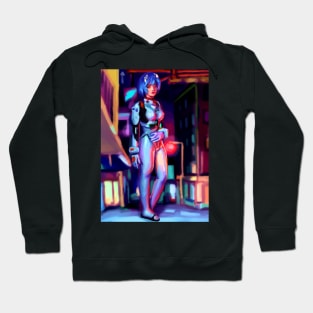 Rei Ayanami Evangelion 90s Anime Hoodie